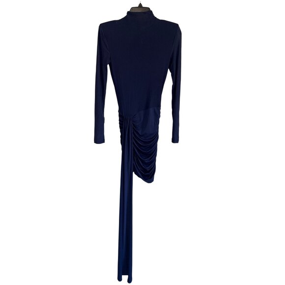 Nookie Enigma Mini Dress in Navy X-Small New Womens Long Sleeve Cocktail - Picture 4 of 11